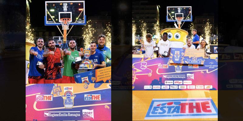 Team Rome e Tigu 3x3 vincono l'Estathé 3x3 Italia Streetbasket Circuit 2025